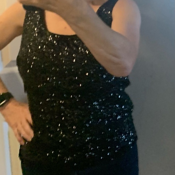 Vintage sequins and beads top - Picture 7 of 11